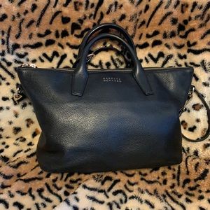 Barneys New York Leather Satchel